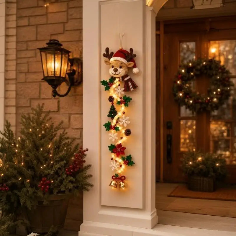 MerryCascade™ Door Hanger 🎅✨ — Glowing Christmas Cheer