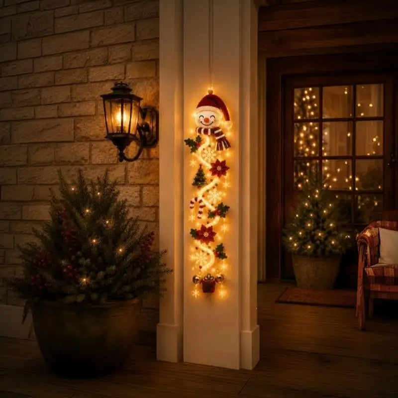 MerryCascade™ Door Hanger 🎅✨ — Glowing Christmas Cheer