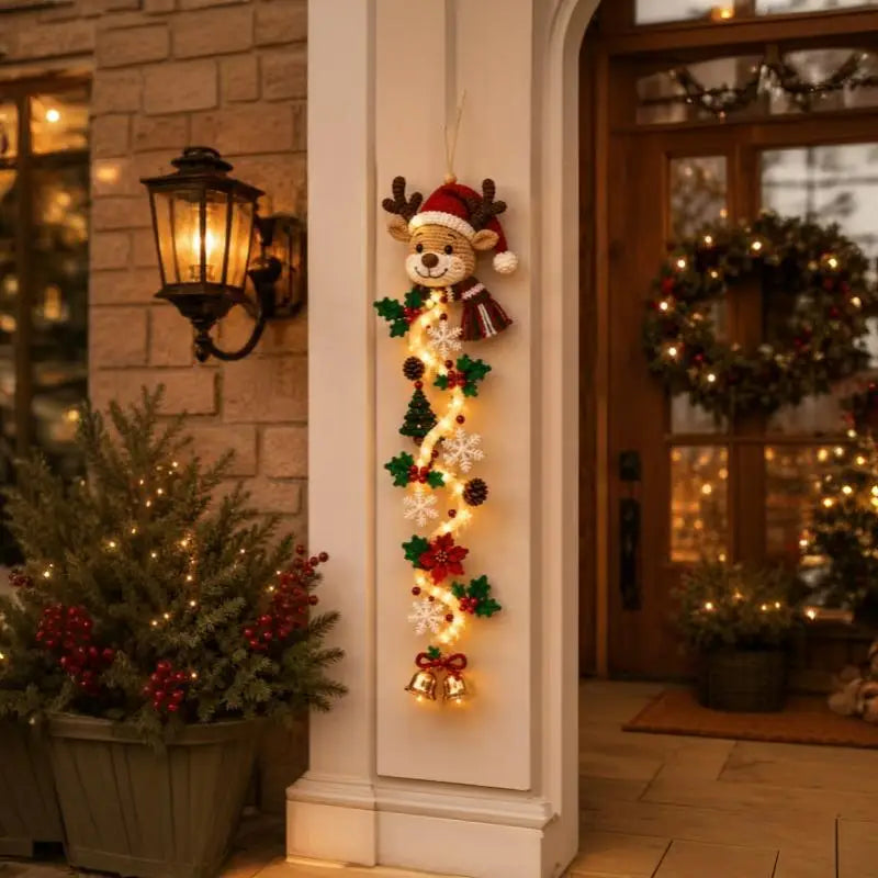 MerryCascade™ Door Hanger 🎅✨ — Glowing Christmas Cheer