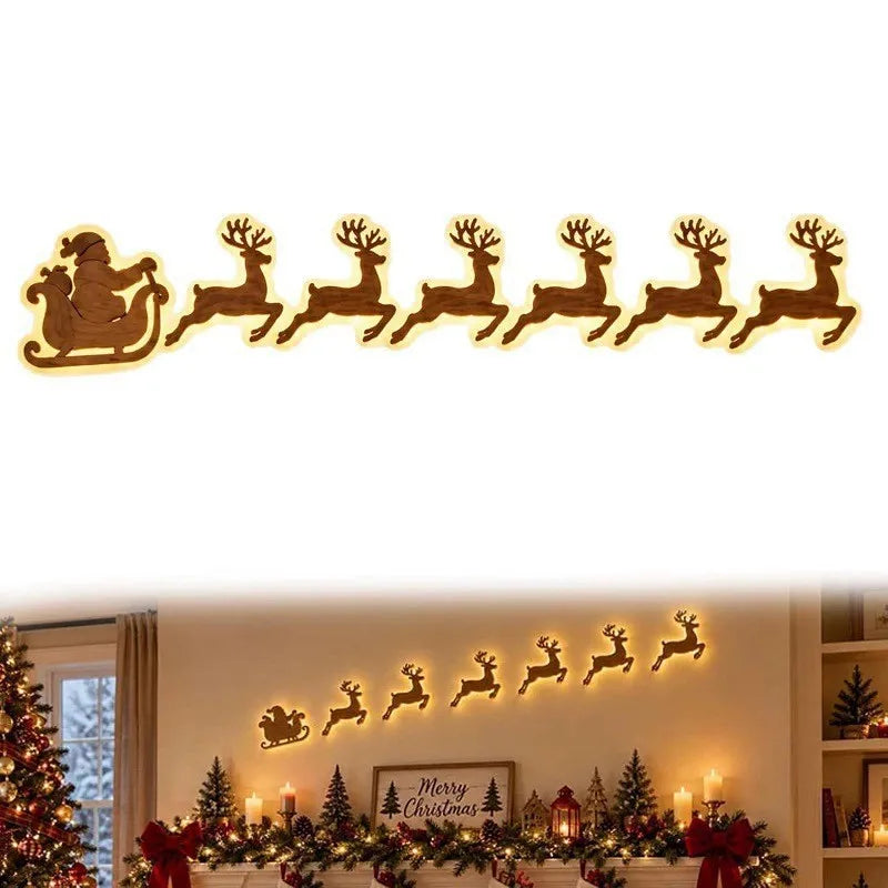 JollyRide™ Wall Décor 🎅🦌 — Bring Santa’s Sleigh to Life