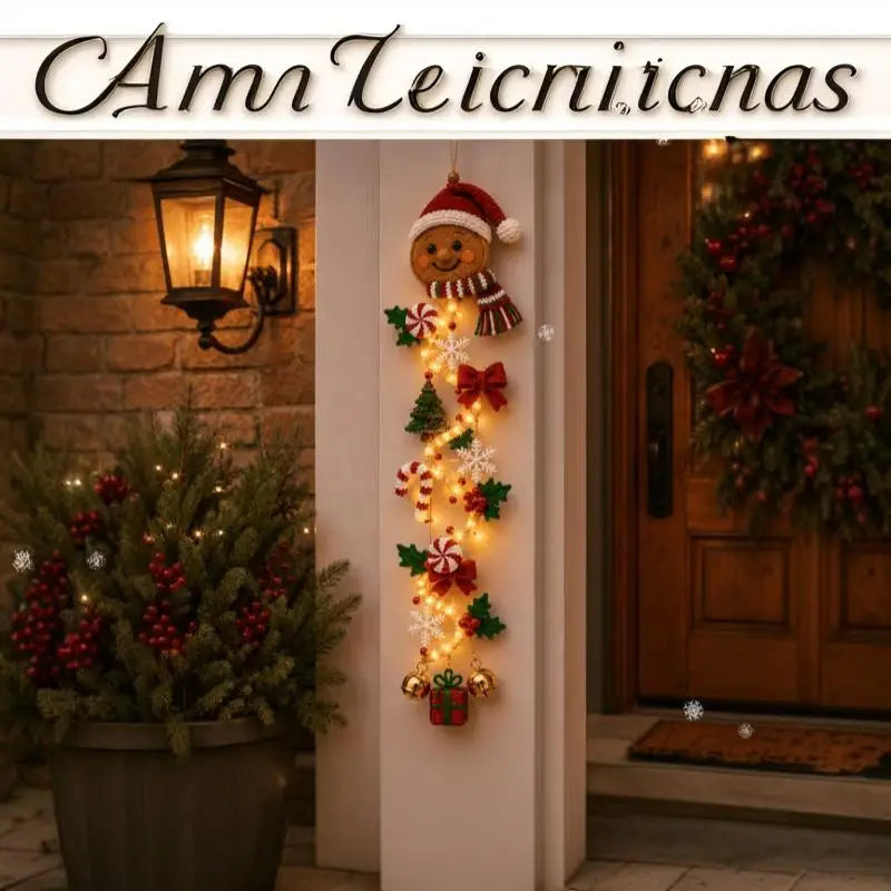MerryCascade™ Door Hanger 🎅✨ — Glowing Christmas Cheer