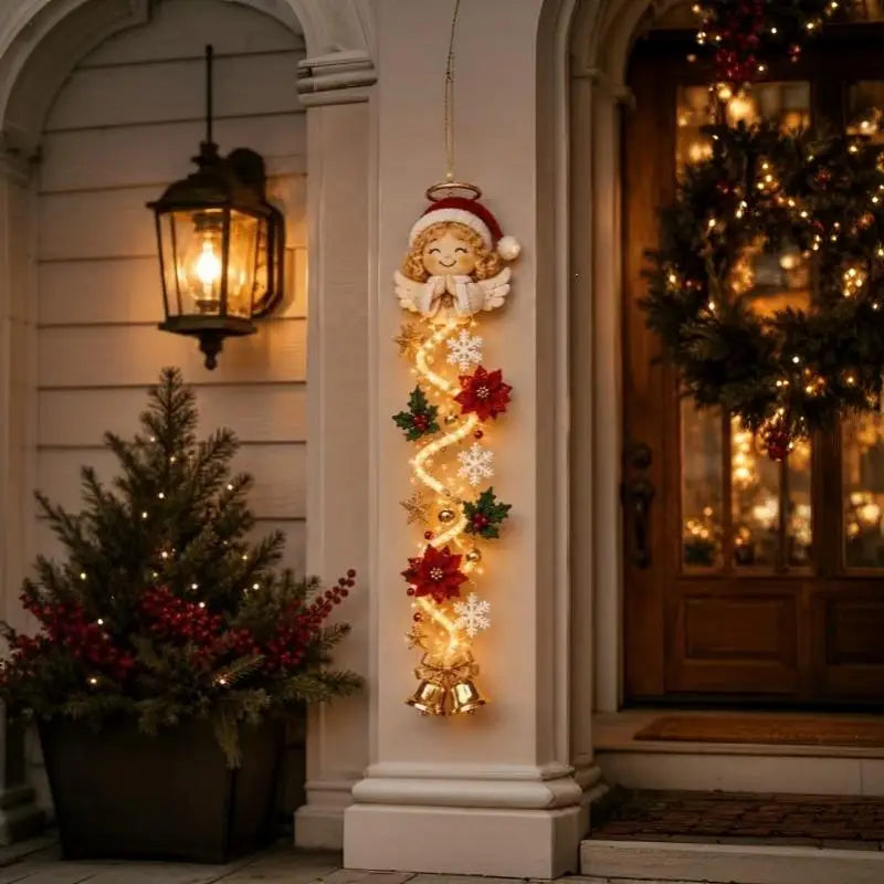 MerryCascade™ Door Hanger 🎅✨ — Glowing Christmas Cheer