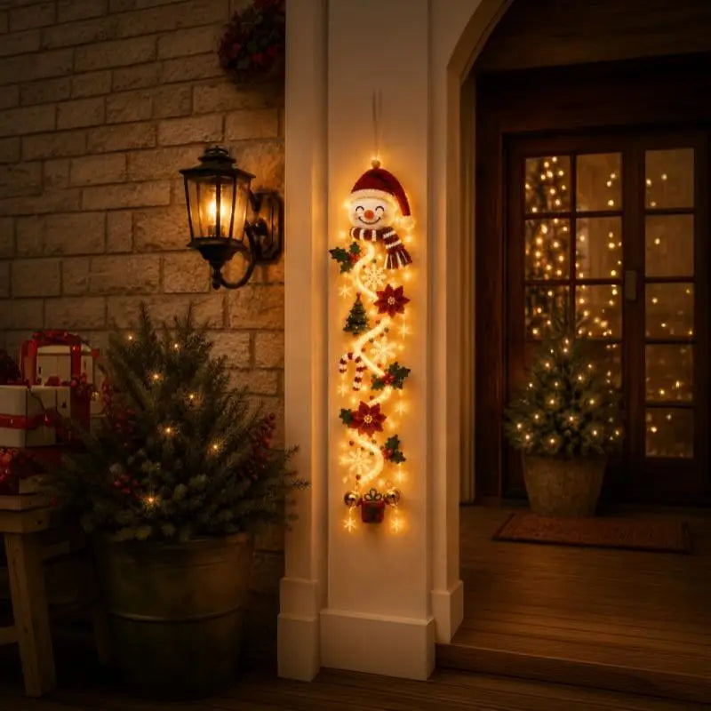 MerryCascade™ Door Hanger 🎅✨ — Glowing Christmas Cheer