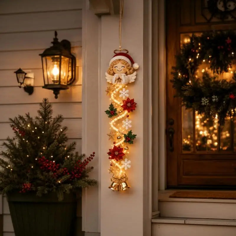 MerryCascade™ Door Hanger 🎅✨ — Glowing Christmas Cheer