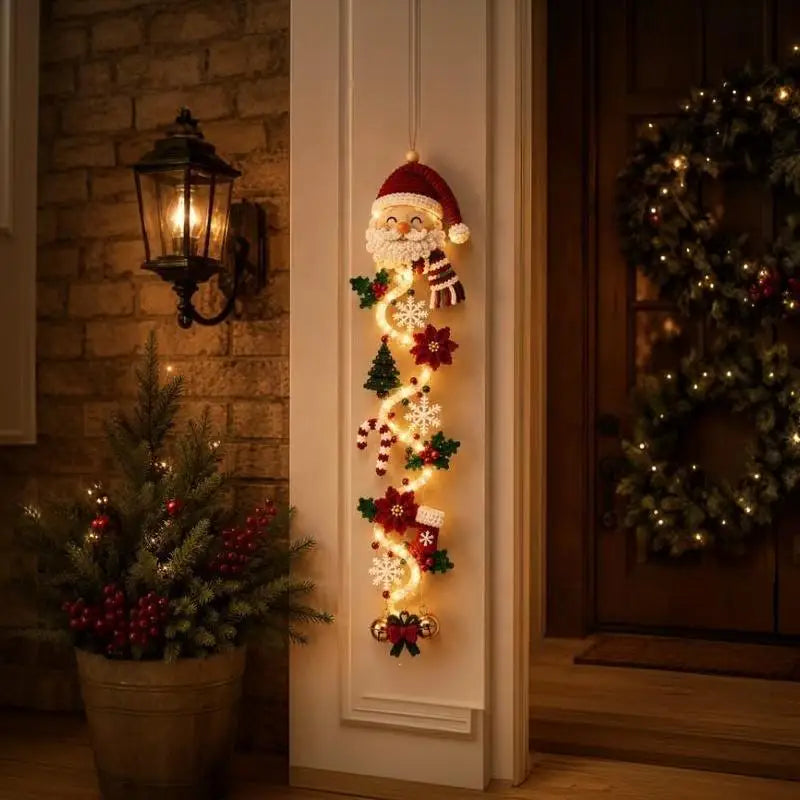 MerryCascade™ Door Hanger 🎅✨ — Glowing Christmas Cheer