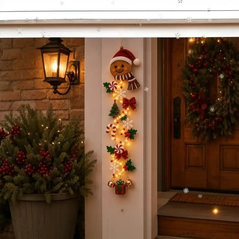 MerryCascade™ Door Hanger 🎅✨ — Glowing Christmas Cheer